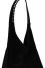 SOHO SUEDE STUD SHOULDER Negro