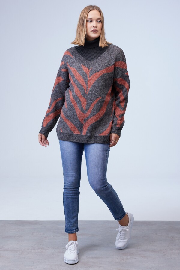 Buzo Print Oversize MULTI/GRIS