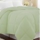 Acolchado De Plumas Home Class 2 Plazas En Microfibra Menta