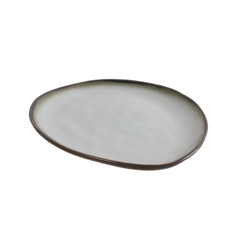 PLATO CERAMICA GRIS 19,4CM TM