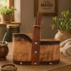 Matera de Suela y Madera con Asa Combinado