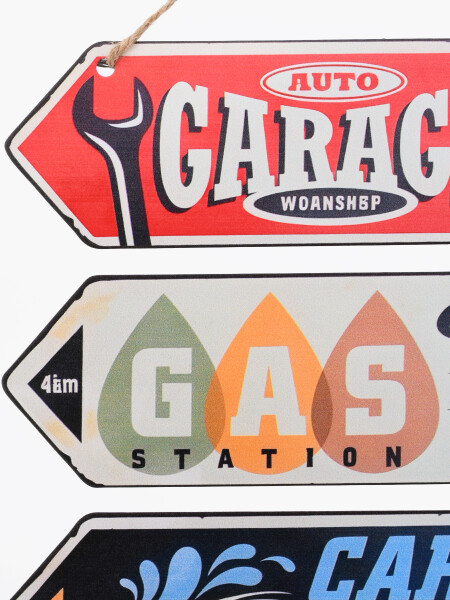 CARTEL GARAGE ESTAMPADO 1