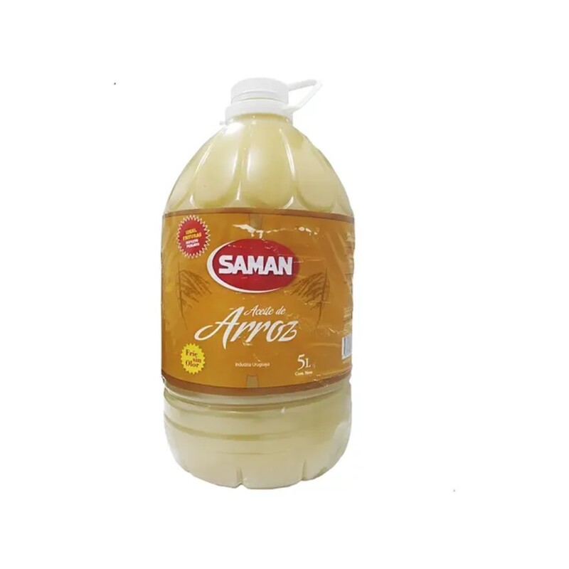 ACEITE DE ARROZ FRITADOR SAMAN 5LT Aceite De Arroz Fritador Saman 5lt