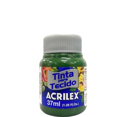 Pintura para Tela Acrilex Mate 37 ml (Tonos Verdes) 546 Verde Pino