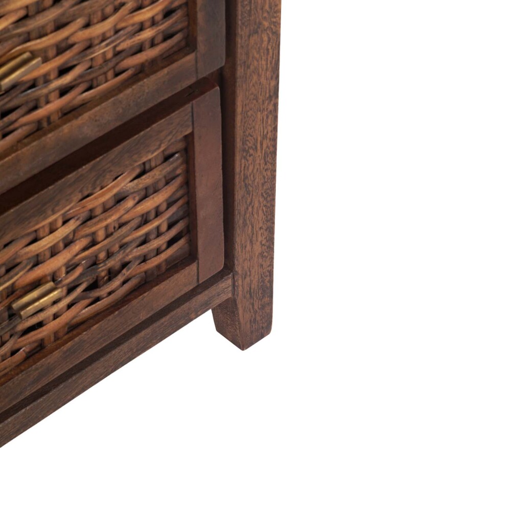 MESA DE LUZ MADERA-DE-MANGO MARRON MARGARA