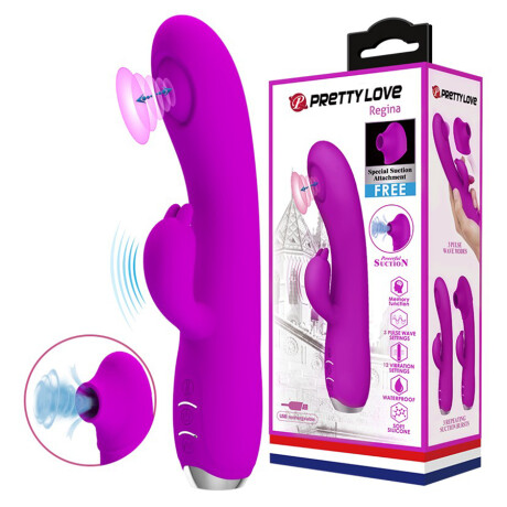 Regina Pretty Love Vibrador Pulsaciones Succión Violeta