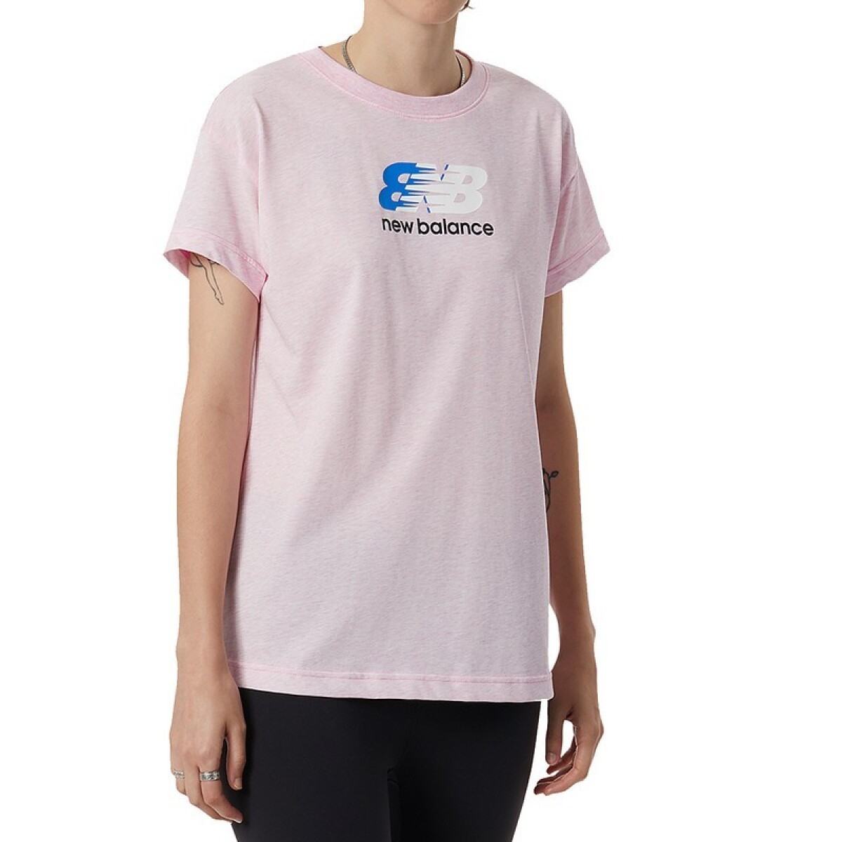 Remera New Balance Relentlees - Rosa 