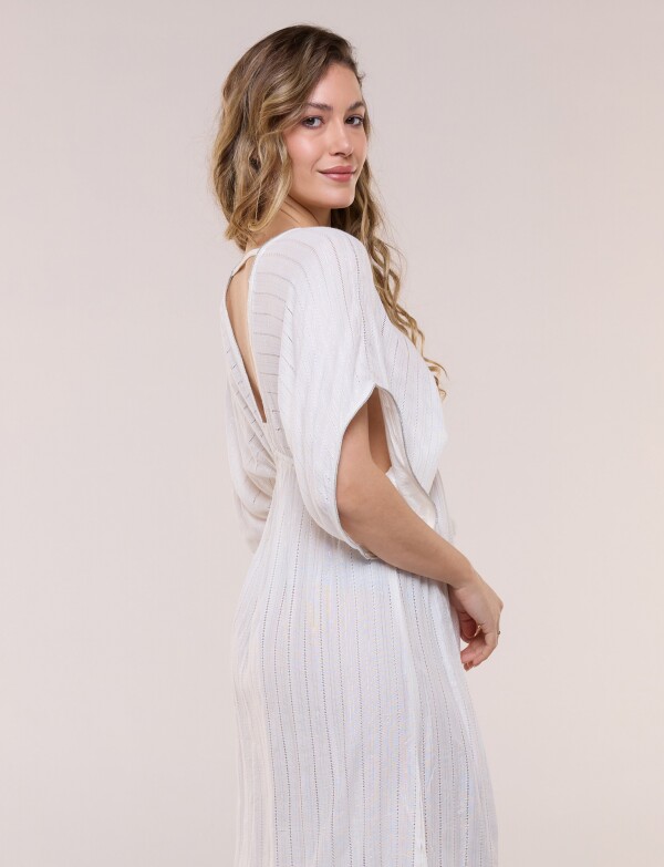 Vestido Maxi Lurex CRUDO