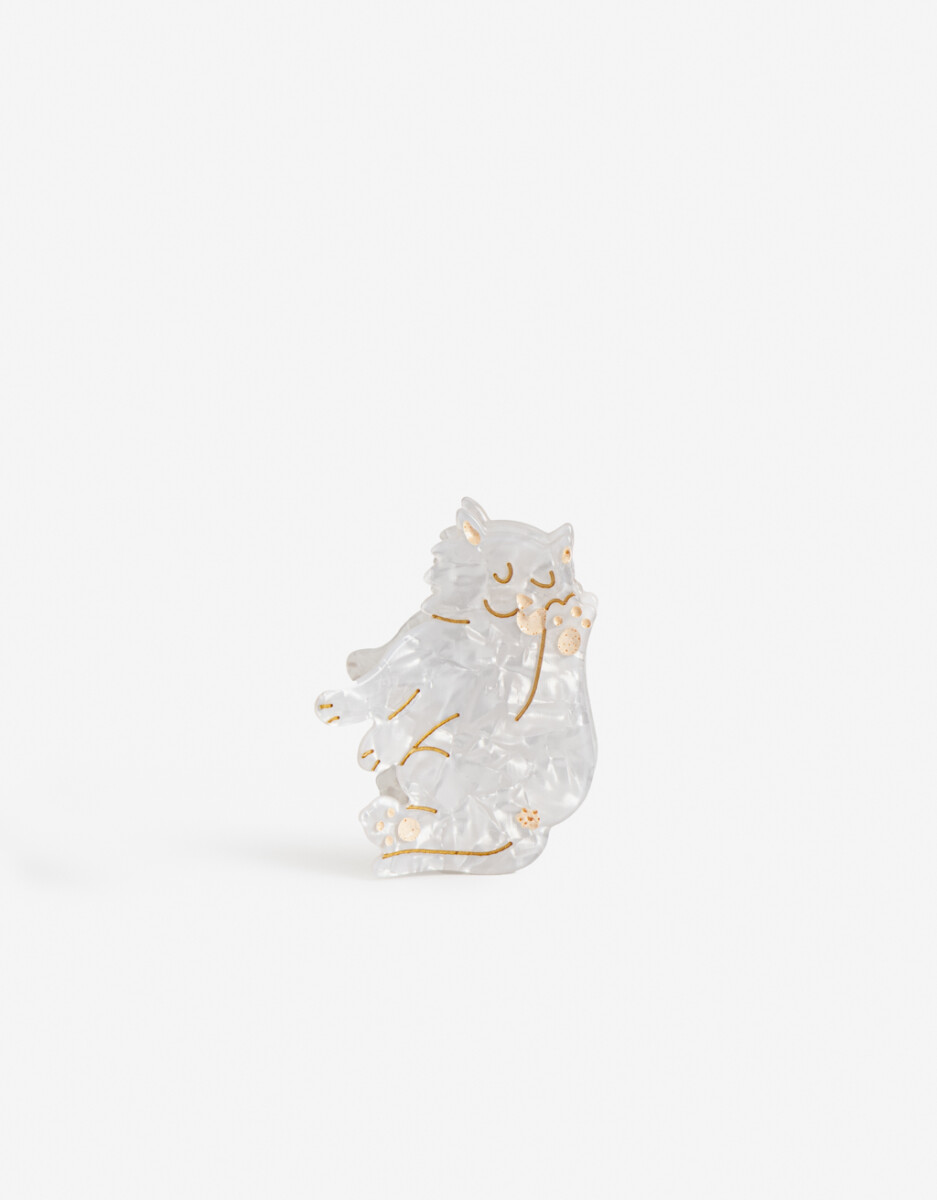 Broche Acrílico Gato 