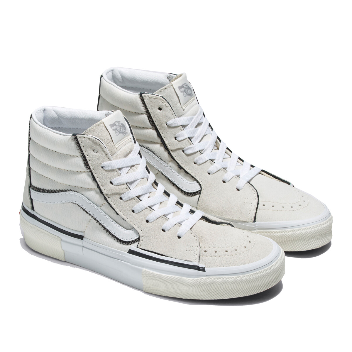 Championes Vans Unisex - Sk8-Hi Reconstruct - VN0005UKQJM - WHITE 