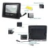 Foco Led Luz Solar 25 Watts Control Remoto Exterior Interior Foco Led Luz Solar 25 Watts Control Remoto Exterior Interior