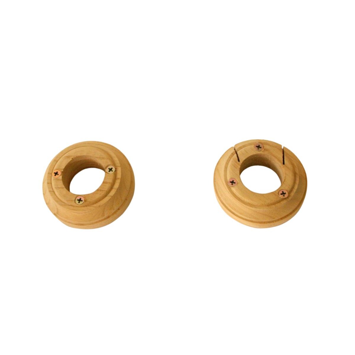 SOPORTE MADERA P/CORTINA REDONDO 32MM Soporte Madera P/cortina Redondo 32mm