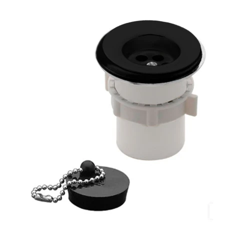 Desague Negro Mate Para Lavatorios 000