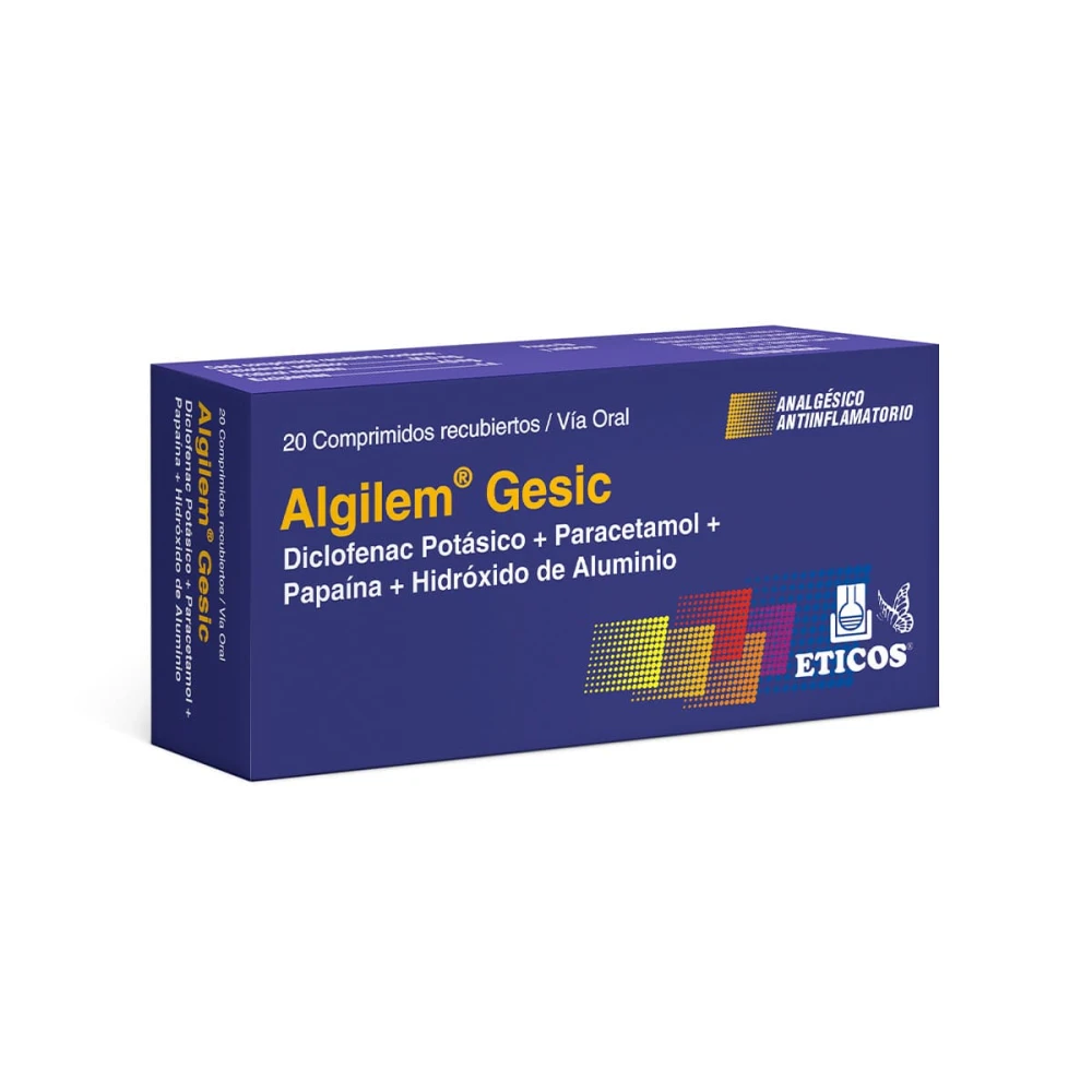 ALGILEM GESIC CJ X 20 COMPRIMIDOS