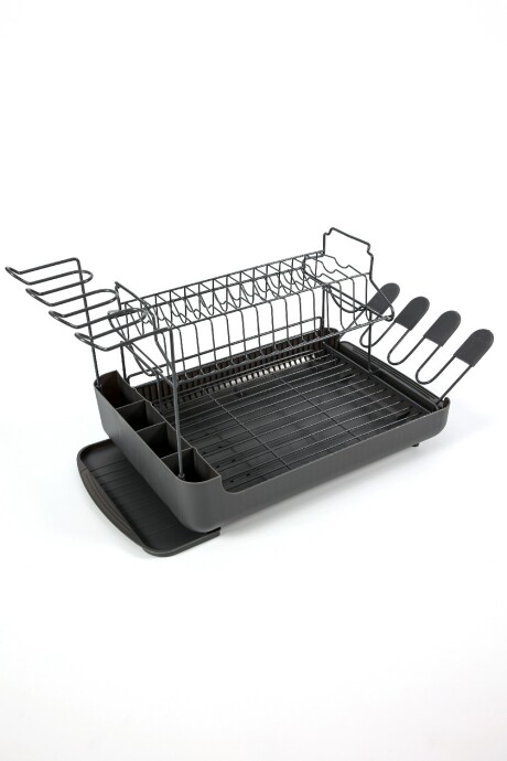 Escurridor De Platos Vajilla Trasera Gris