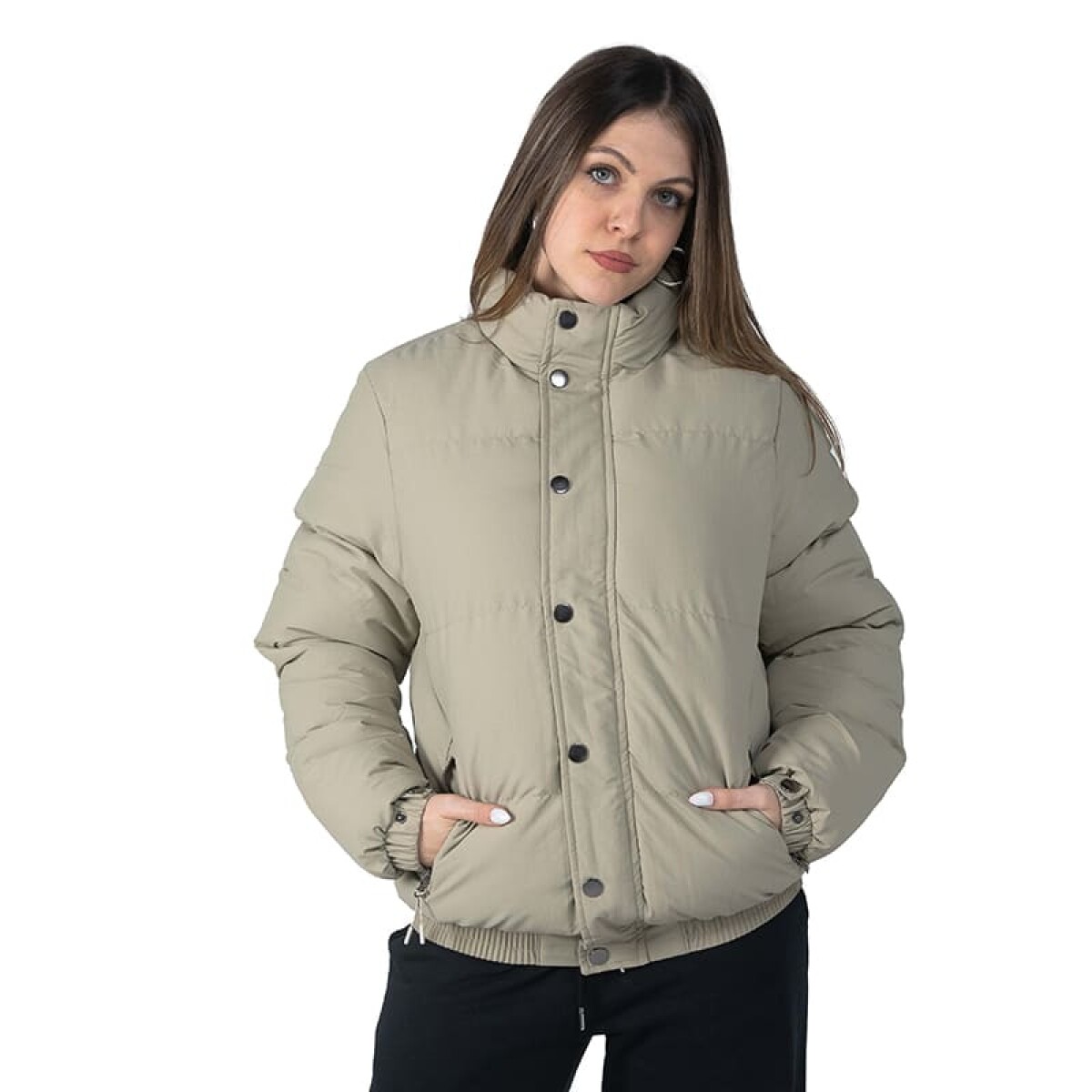 Campera The Brooklyn Haus Puffer de Mujer - 210827I24 - Beige 