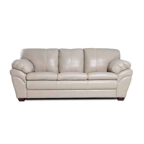 Sofá Gaudi - Cuero Básico - 3 cuerpos 519 (Beige)