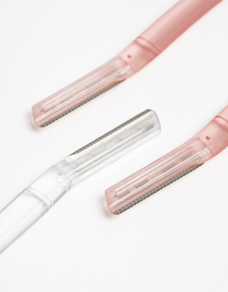 Complementos de cosmética para rostro Herramientas faciales Set De Bisturíes Faciales - Rosa Claro