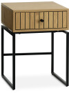 Mesa de luz HEMDRUP 1 cajón color roble Mesa de luz HEMDRUP 1 cajón color roble