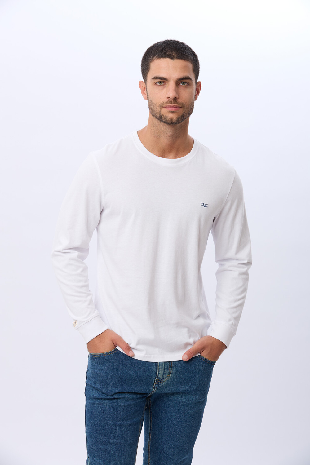 REMERA LISA DE ALGODÓN Blanco