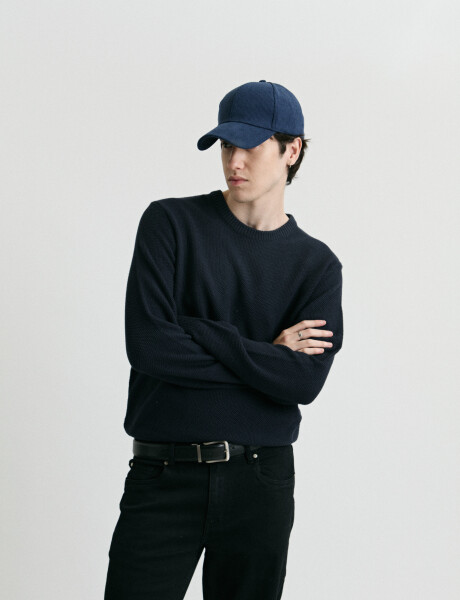 470982 SWEATER HARRY Azul Oscuro