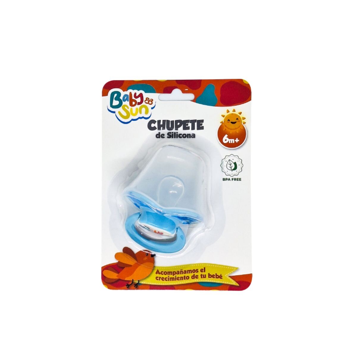 BABYSUN CHUPETE SILICONA AZUL COD:31020 