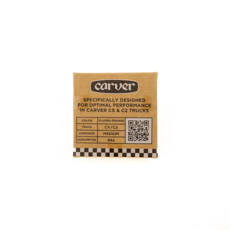 Bushings Carver CX Medium 84a Orange Glo Bushings Carver CX Medium 84a Orange Glo