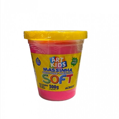 Masa Acrilex Flúo 500 grs Fucsia