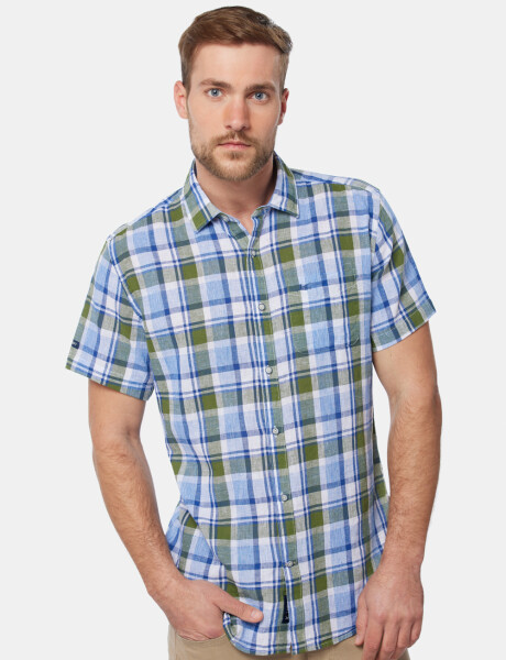 CAMISA DE LINO Verde