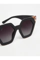 Lentes Tiwi Hexagon Ii Rubber Bicolor Black/pink With Burgundy Gradi