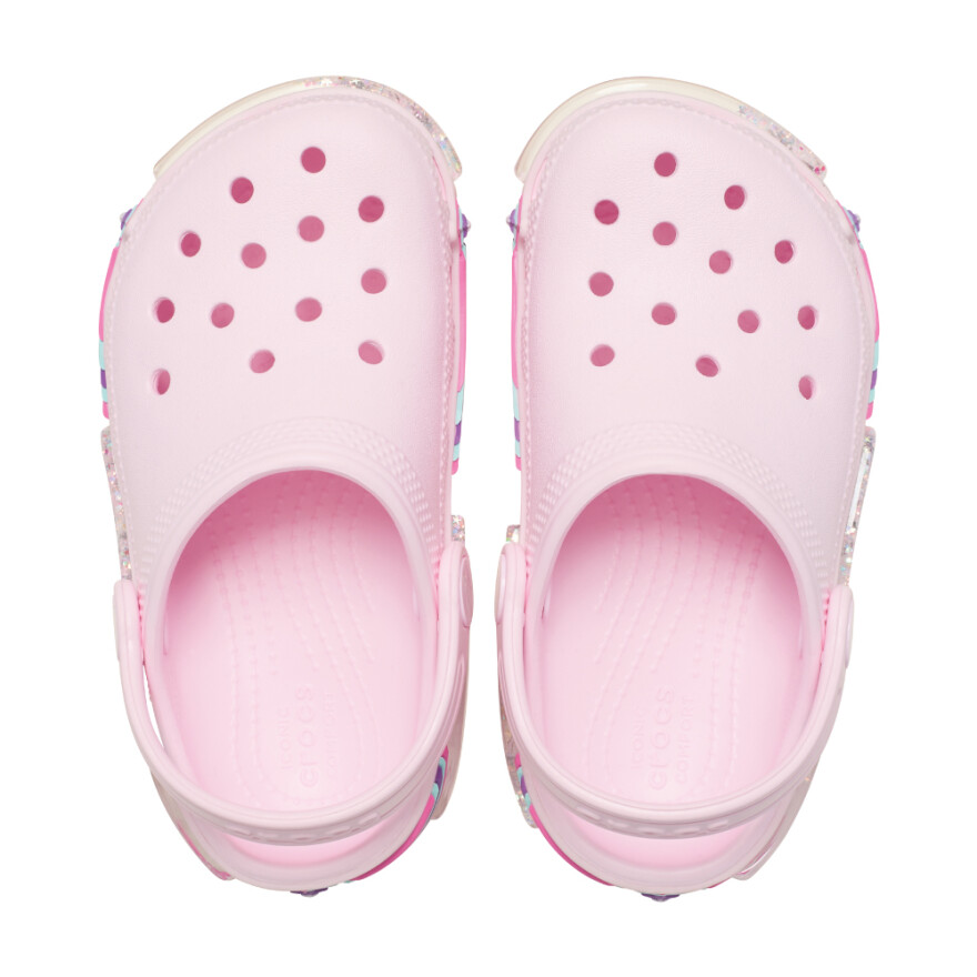 Clsc Star Sparkle Shkr Clog T - Niños 1 a 5 años Pink Milk
