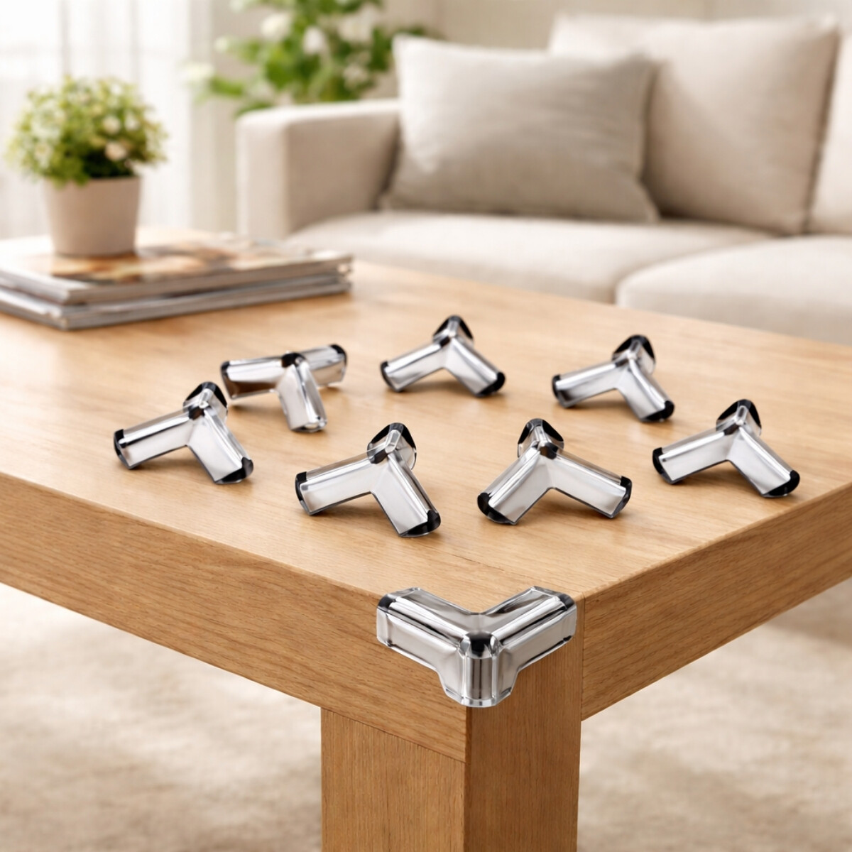 Protector de esquinas 8 unidades P - TRANSPARENTE 