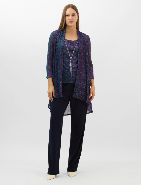 Set Musculosa, Chaqueta & Pantalon AZUL/MULTI