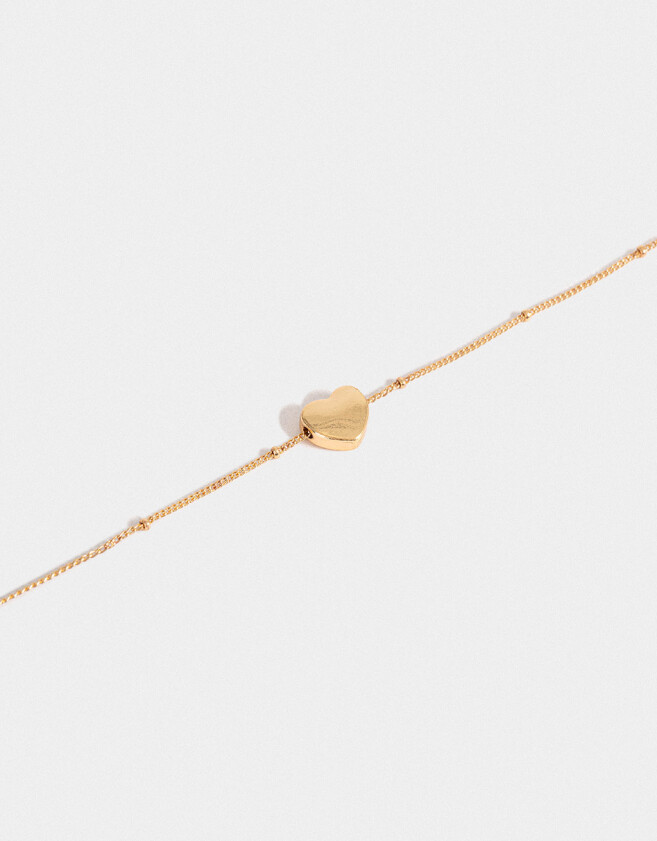 Cadena Corta con Dije Con corazón Cadena Corta Con Dije Corazón - Dorado