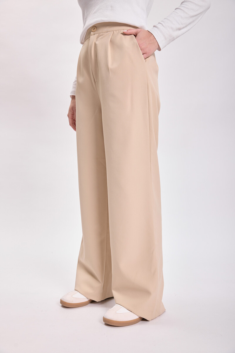 Pantalón de vestir Beige