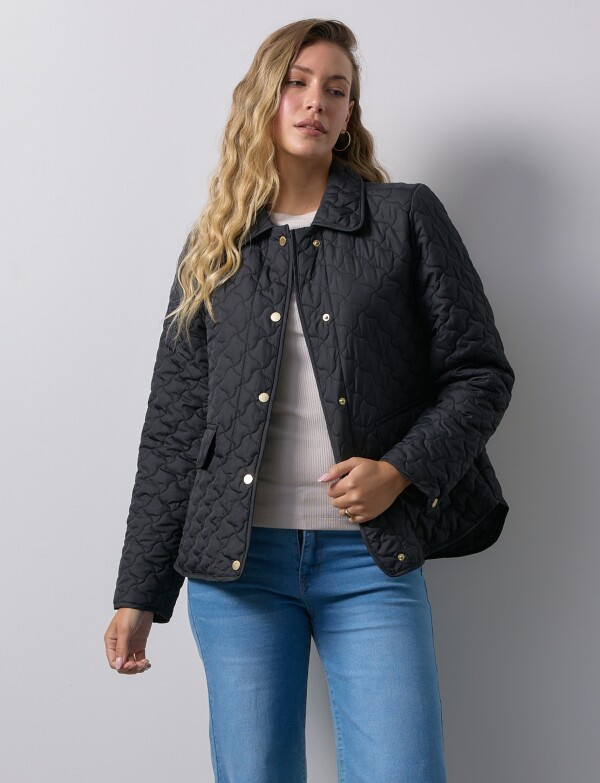 Campera Capitoneada NEGRO