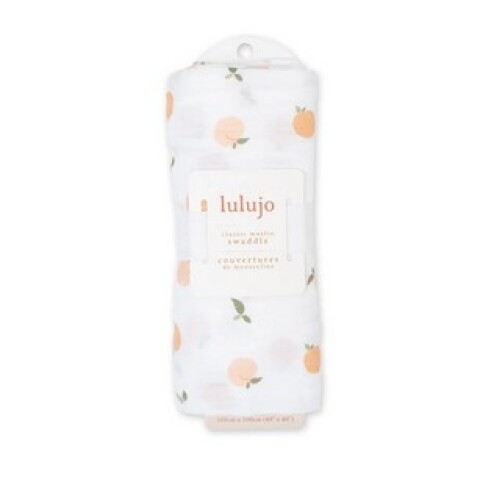 LJ4 Manta Muselina Lulujo 100x100 Peaches Lulujo