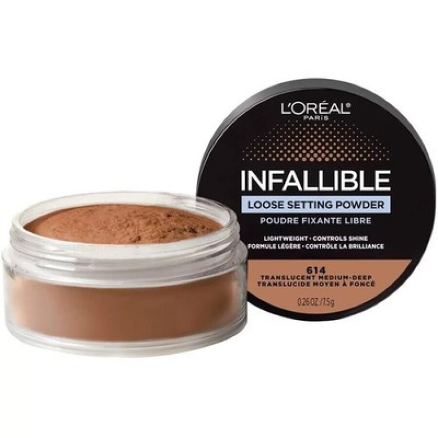 Polvo Translúcido Infallible Loose Setting Powder 614 Medium-Deep - L'Oréal Polvo Translúcido Infallible Loose Setting Powder 614 Medium-Deep - L'Oréal