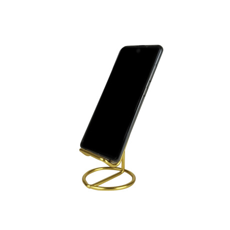 Soporte para celular de metal Dorado