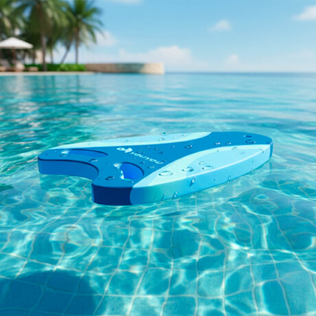 Tabla Flotante Natación Piscina C/ Agarre Goma Eva Azul