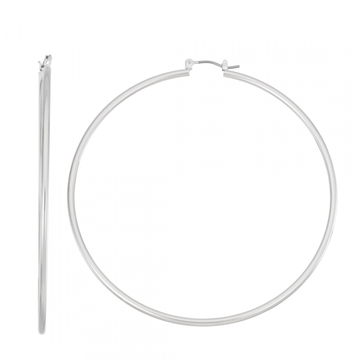 Aros 60MM XL Clickit Hoop - Silver 
