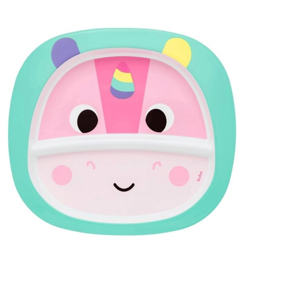 Plato bubazoo BUBA unicornio