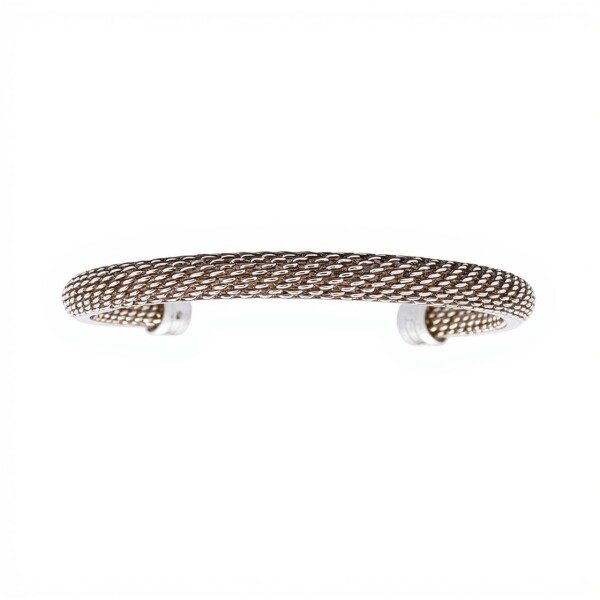 Brazalete tejido-Plata 925-Sin piedra-BR3022 sinpiedra