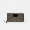 Billetera Monogram en efecto cuero Negro
