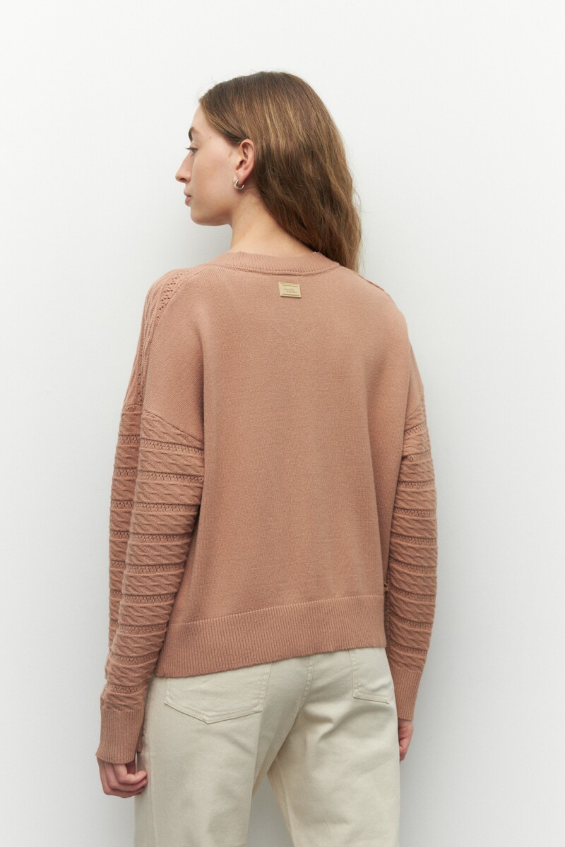 CARDIGAN TEO Caramelo