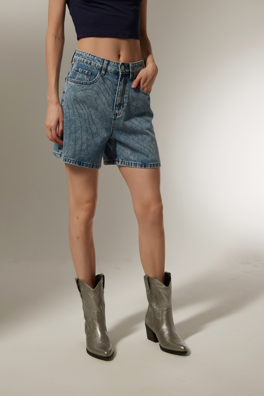 Short Gandara Azul Claro