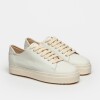 Sneaker Eimi En Cuero Liso Blanco