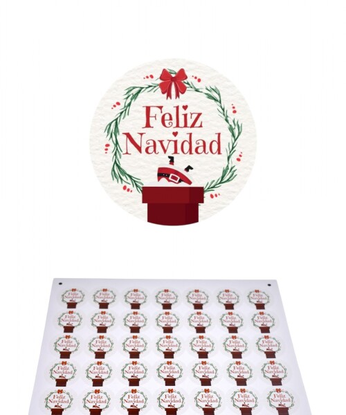 Stickers navidad placha DISEÑO 14
