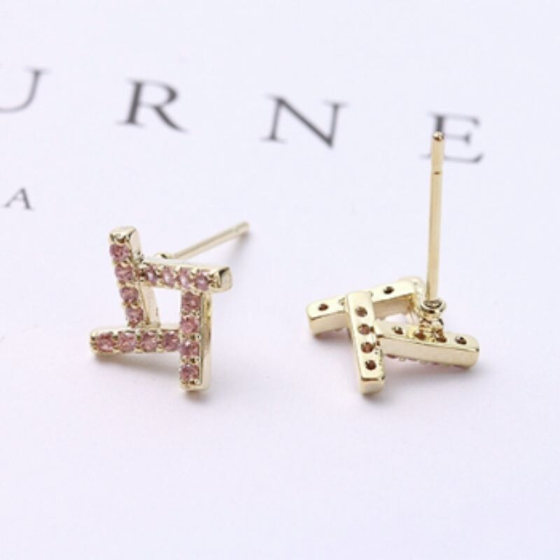 Pendientes Geo - Plateado Pendientes Geo - Plateado