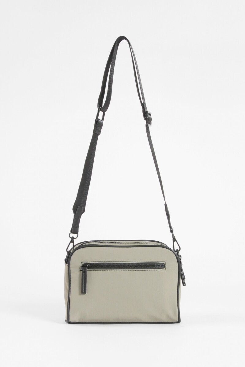 Bandolera doble cierre verde